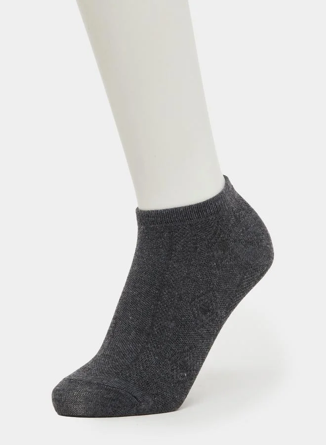 Styli  Pack of 5- Breathable Comfortable Hollow Detail Soft Socks for Men | Best Price UAE